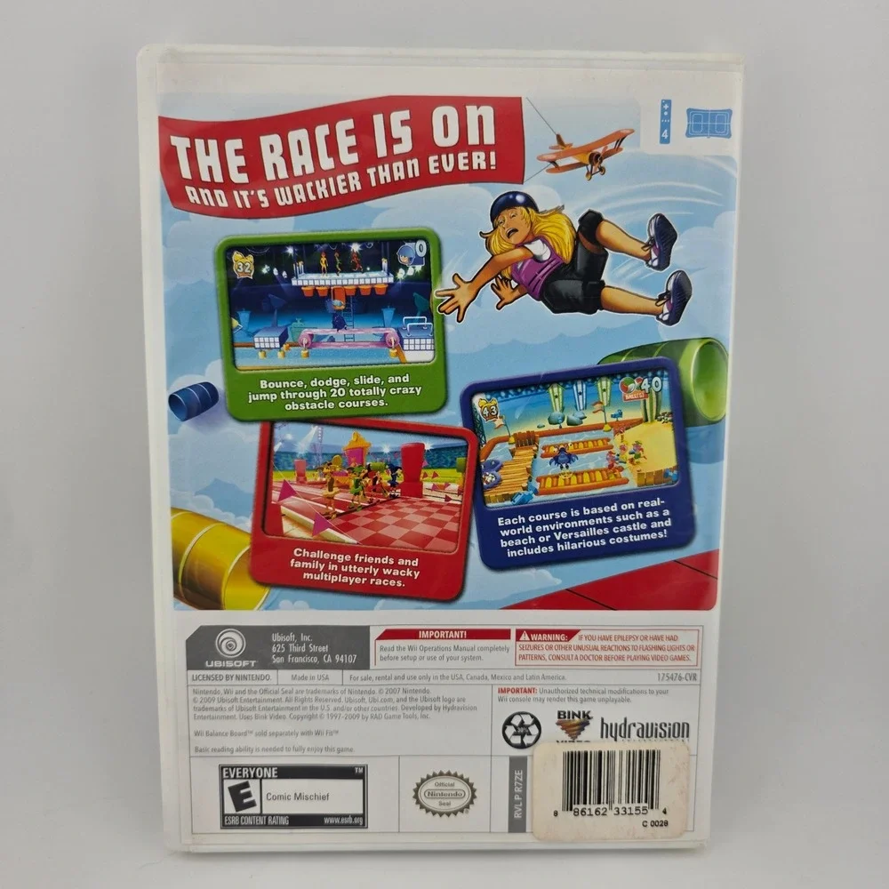 Team Elimination Games Nintendo Wii Ubisoft Obstacle Party EXCELLENT  Family Fun